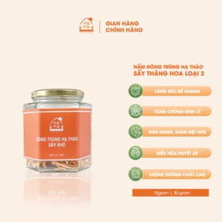 Nấm Đông Trùng Hạ Thảo Sấy Thăng Hoa NANA FARM CHOICE FOR HEALTH 10G/ 30G (Loại 2) - Tăng Đề Kháng, Điều Hòa Đường Huyết