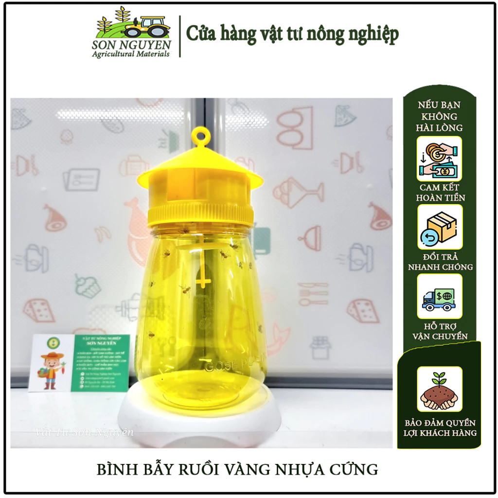 Bình bẫy ruồi vàng, thuốc dẫn dụ ruồi vàng