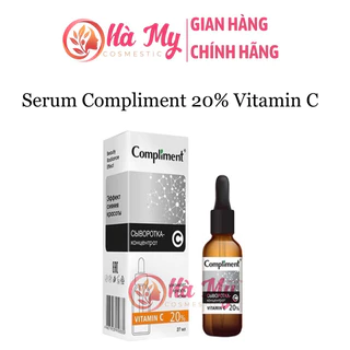 Serum Compliment 27ml với 20% Vitamin C giúp làm đều màu da, sáng da ( Vạch Cam )