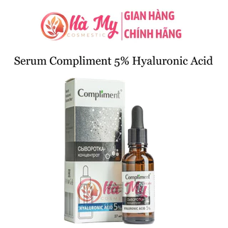 Serum Compliment 5% Hyaluronic Acid  Cấp ẩm, Tái tạo, Giảm lão hóa