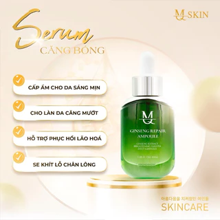 MQ SKIN Korean Ginseng Ampoule 30ml - Tinh Chất Serum giúp dưỡng căn bóng da