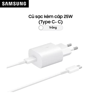 Sạc Nhanh Samsung 25W C-to-C Chính Hãng Vinzy - Bảo Hành 6 tháng