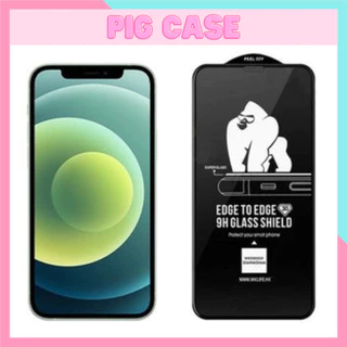 Kính cường lực full màn hình KingKong trong suốt cho iphone từ 6 Plus đến 15 Promax full hộp thiếc