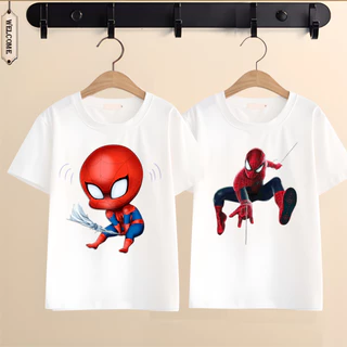 Áo Thun In Hình Người Nhện Spider Man Dành cho Trẻ em