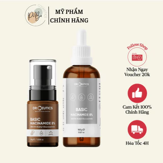 Tinh Chất Kiểm Soát Dầu Thừa, Giảm Mụn DrCeutics Niacinamide Basic 8%