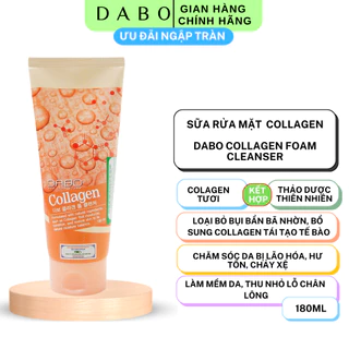 DABO CHÍNH HÃNG Sữa rửa mặt Collagen chăm sóc da lão hóa hư tổn - DABO Collagen Foam Cleanser  180ml