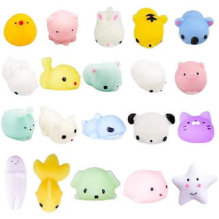 Đồ chơi Squishy Mochi hình thú mềm dẻo dễ thương giảm căng thẳng, trang trí điện thoại