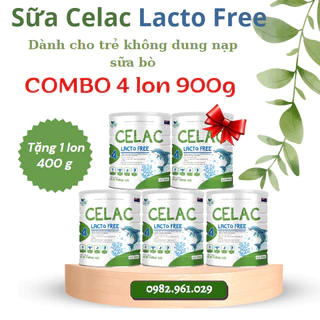 [MUA 4 TẶNG 1]  Sữa Celac Lacto Free lon 900g