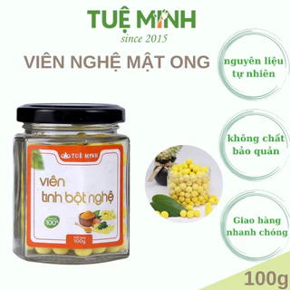 Viên tinh bột Nghệ Mật Ong Tuệ Minh Cao cấp lọ 100gr