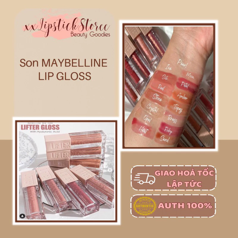 [BILL US] Son bóng Maybelline Lifter Gloss