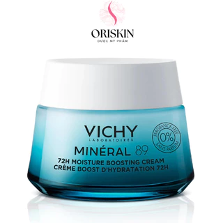 Vichy - Kem dưỡng phục hồi chuyên sâu và dưỡng ẩm da đến 72h Vichy Mineral 89 72h Moisture Boosting Cream 50ml