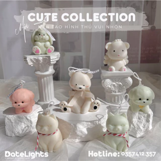 Nến thơm Cute Collection Candle DATENEYLAND - Tạo hình thú dễ thương