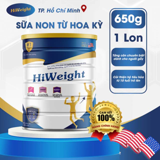 Sữa non tăng cân hoa kỳ HiWeight dạng bột - 650g/hộp dành cho người gầy