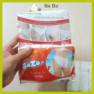 Bịch 5 Chiếc Quần Lót Giấy Cotton Dùng 1 Lần Tiện Dụng Cho Mẹ Sau Sinh Bé Bơ Store