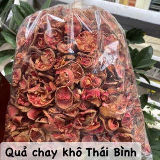 Quả chay ruột đỏ phơi khô gói 500gr