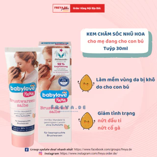 [MẸ&BÉ] Kem dưỡng nhũ hoa cho mẹ đang cho con bú - Babylove Mama - dưỡng ẩm, giảm nứt cổ gà, nút đầu ti