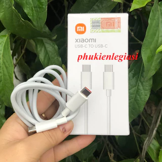 Cáp sạc XIAOMI Type C to Type C hỗ trợ sạc nhanh