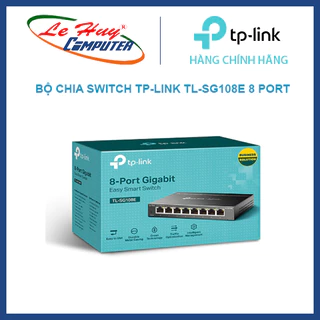 [Mã 99ELHA giảm 7% đơn 300K] Thiết bị chia mạng TP-Link TL-SG108E 8-Port Gigabit Easy Smart