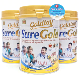 Sữa phục hồi sức khỏe Goldlay SureGold 900g dinh dưỡng đặc biệt dành cho người cần phục hồi sức khỏe (date luôn mới)