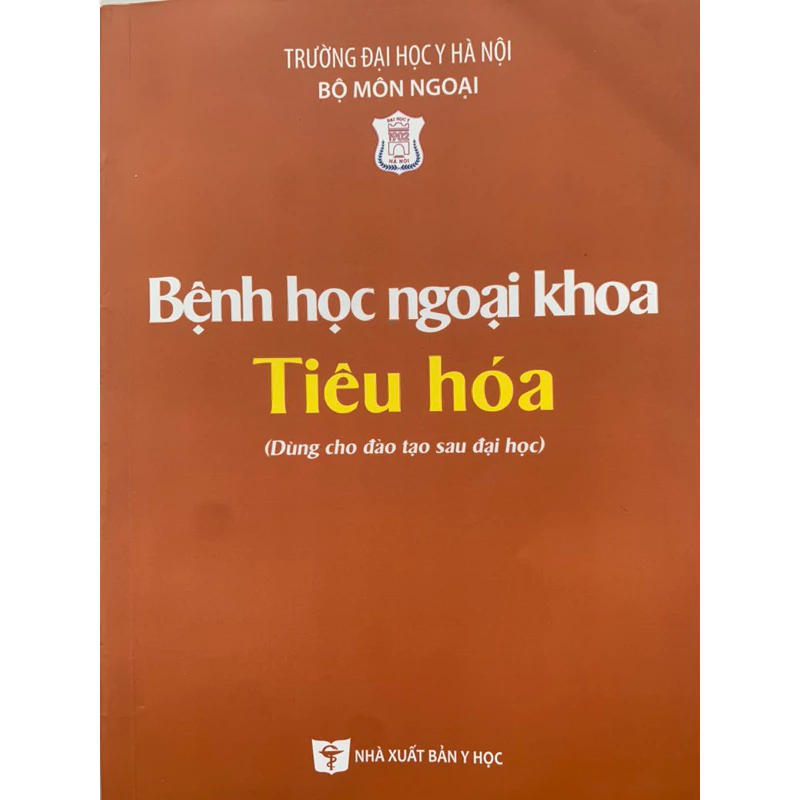 Sách - Bệnh học ngoại khoa tiêu hoá