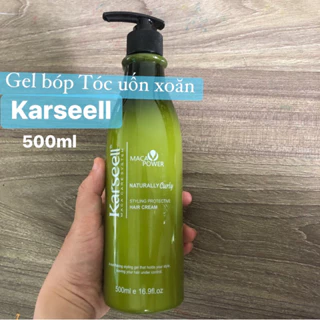 Gel bóp tóc uốn xoăn Karseell Maca Naturally Curly tạo kiểu Tóc giữ nếp tóc xoăn mềm bóng 500ml