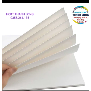 HCKT [THANH LONG] - Giấy vẽ màu nước, vẽ chì canson truyền thống loại Mỏng - Vân ngang 120GSM