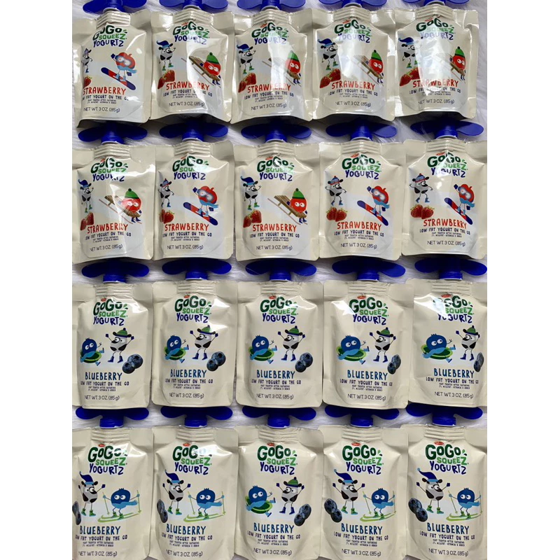 Sữa Chua Trái Cây GoGo Squeez Mỹ cho bé từ 6 tháng tuổi - 85g/túi