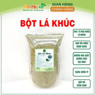 Bột lá khúc (bột rau khúc) nguyên chất 100% từ lá khúc, rau khúc tươi, chuyên làm bánh khúc, xôi khúc chuẩn vị thơm ngon