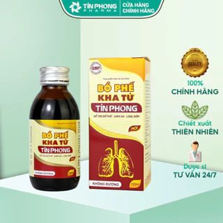 Siro Ho Bổ Phế Kha Tử Tín Phong Giúp Giảm Ho, Ngứa Rát Họng Hết Khản Tiếng Lọ 125ml