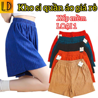 Quần Short nữ mặc nhà , quần đùi mặc nhà vải thun xốp dầy dặn loại 1