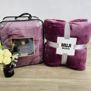 Chăn Lông Thỏ 2mx2m3 💞Muji Blanket💞 Nhung Tuyết Mền Nhật Bản Siêu Mềm Mịn