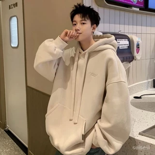 Áo Hoodie Zip Mũ 2 Lớp Trơn Form Rộng Oversize --- Áo Hoodie Trơn