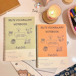 NOTEBOOK Vocabulary Sổ từ vựng IELTS, Sổ lò xo 4 Kỹ Năng IELTS Tiếng Anh Taro Stationery