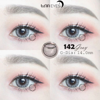 Kính áp tròng LUNA EYES 142 Gray Lens cận Jolly không giãn