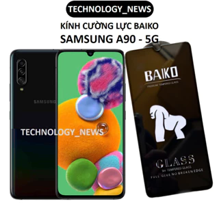 Kính cường lực Baiko Samsung A90 5G full màn cao cấp phủ nano siêu mượt