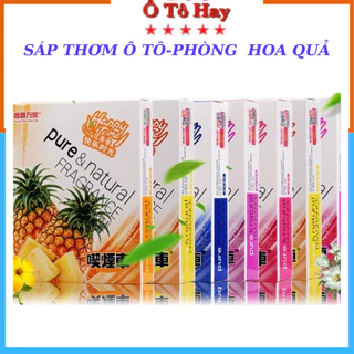 Sáp Hoa Quả Hương Dứa, Dâu, Bạc Hà, Nhài, Khử Mùi Ô Tô Siêu Thơm