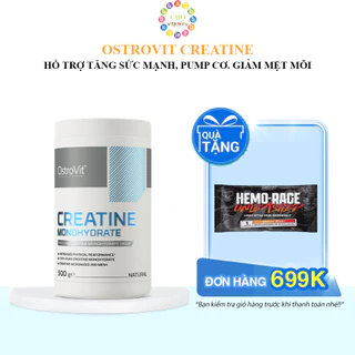 OSTROVIT CREATINE MONOHYDRATE - Hỗ Trợ Tăng Sức Mạnh, Sức Bền, Phát Triển Cơ Bắp Hiệu Quả (200 Lần Dùng)