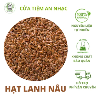 1kg hạt lanh nâu sống chưa rang Ấn Độ, ủ tóc làm đẹp ăn chay