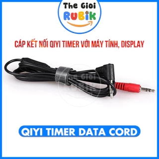 ✅QiYi Timer Data Cord Dây Cáp 3.5mm Kết Nối QiYi Timer Với Máy Tính, Display, Điện Thoại Phụ kiện Rubik | The Gioi Rubik