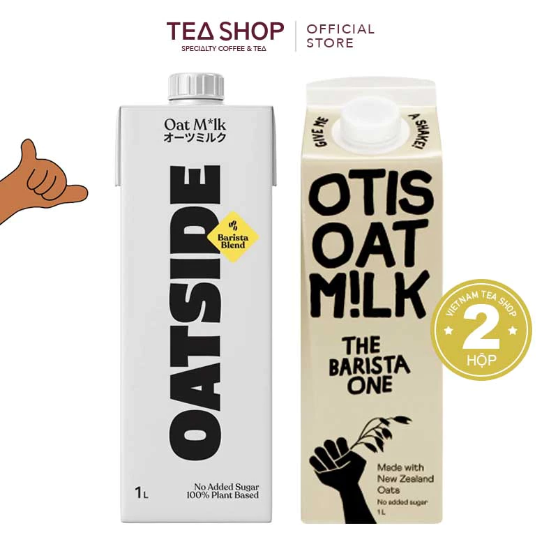 [COMBO SALE] Sữa yến mạch OATSIDE Barista Blend + OTIS The Barista One (2 x 1L)