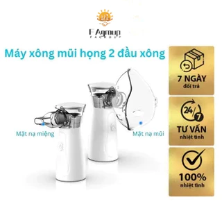 Máy Khí Dung Xông Mũi Họng Nebulizer Cho Bé Và Người Lớn Máy Thở Khí Dung Nhỏ Gọn Chống Viêm Phổi Viêm Phế Quản