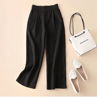 Quần đũi nhật ống rộng - Quần culottes đũi dáng suông siêu hot M812