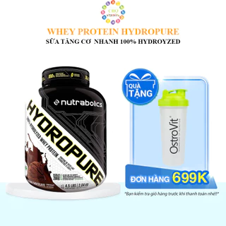 Sữa Tăng Cơ 100% Hydrolyzed Whey Protein Cao Cấp Nutrabolics HYDROPURE 4.5lbs