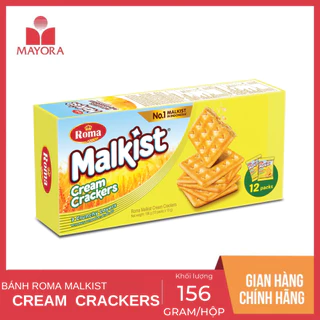 Bánh Roma Malkist Cream Crackers 156G/gói (13g x 12 gói)