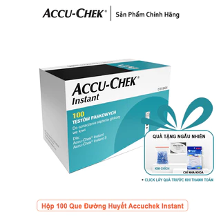 Que Thử Đường Huyết Accu-Chek Instant Hộp ( 50, 100, 150 ) Que