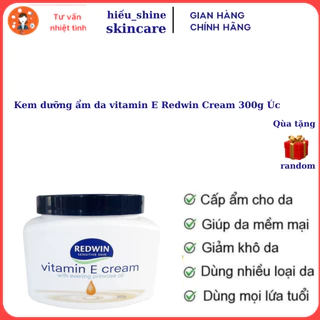 Kem dưỡng ẩm da vitamin E Redwin Cream 300g Úc