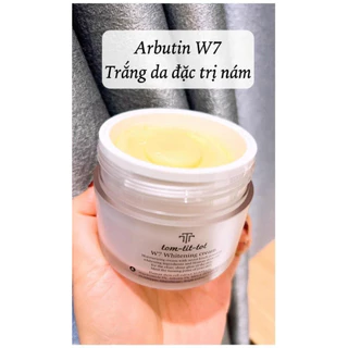 KEM DƯỠNG TRẮNG DA, LOẠI NÁM ARBUTIN W.7 Whitening CREAM - Dung tích 100ml