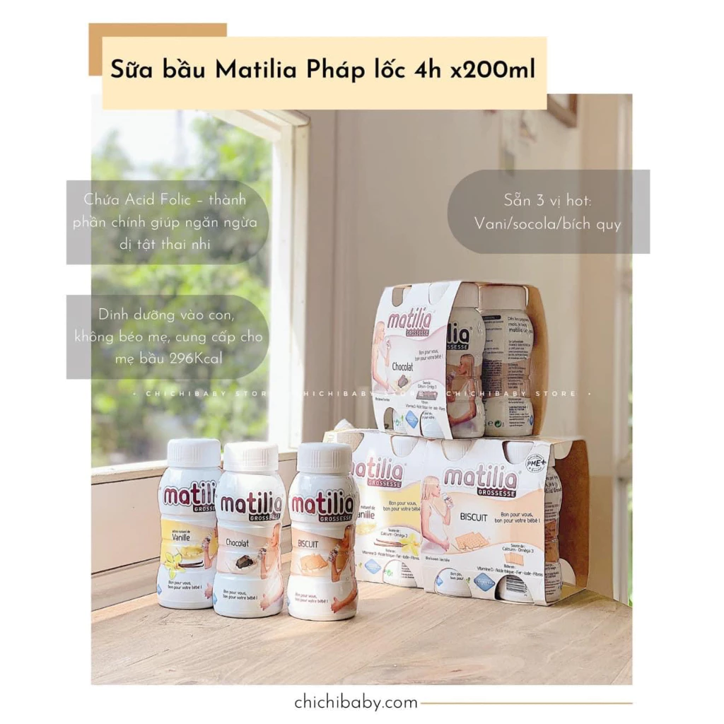 Sữa bầu Matilia Pháp