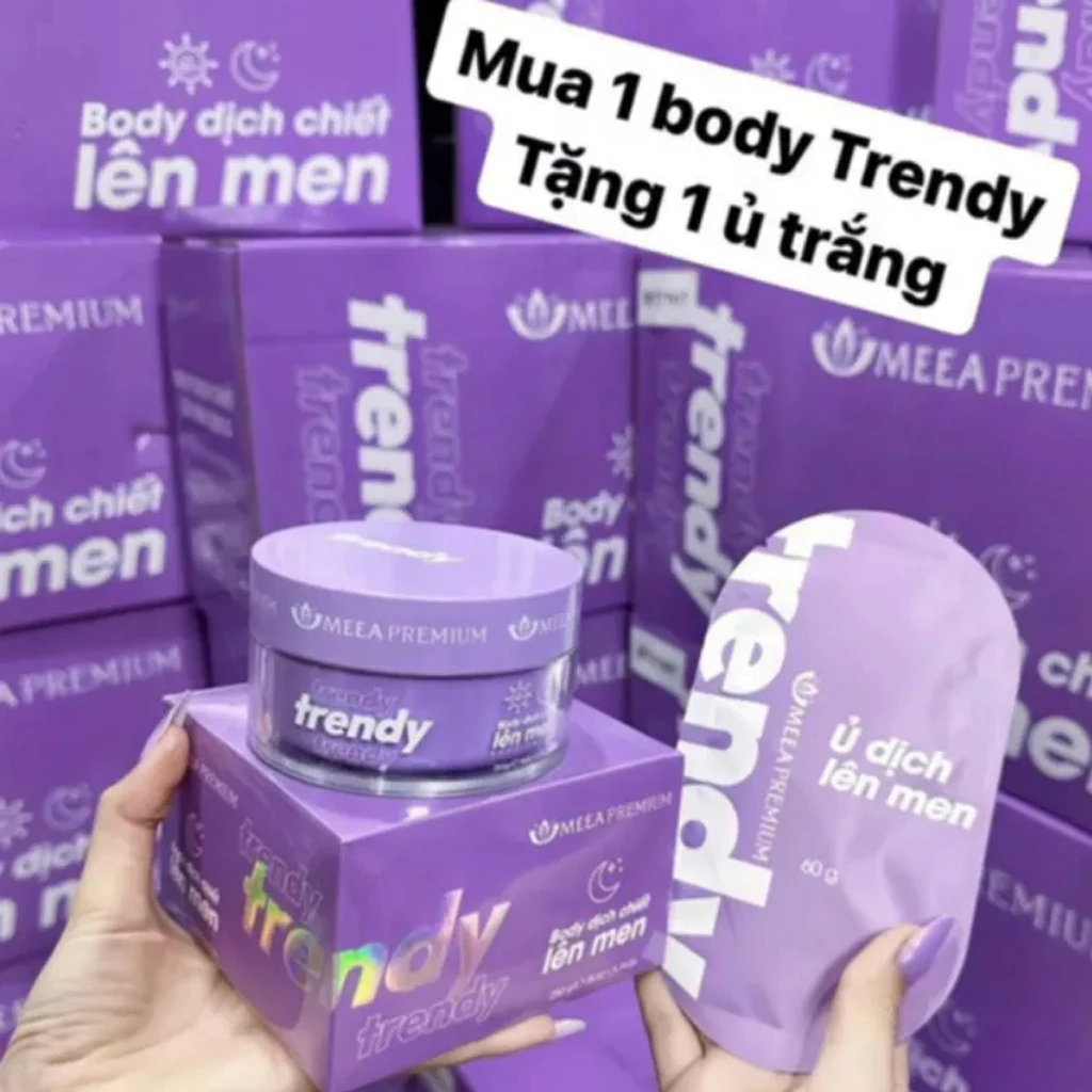 KEM BODY TRENDY DỊCH CHIẾT LÊN MEN MEEA PREMIUM (giá sỉ)