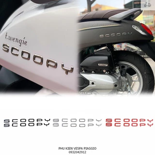 Bộ Tem Chữ Nổi Cho Honda Scoopy